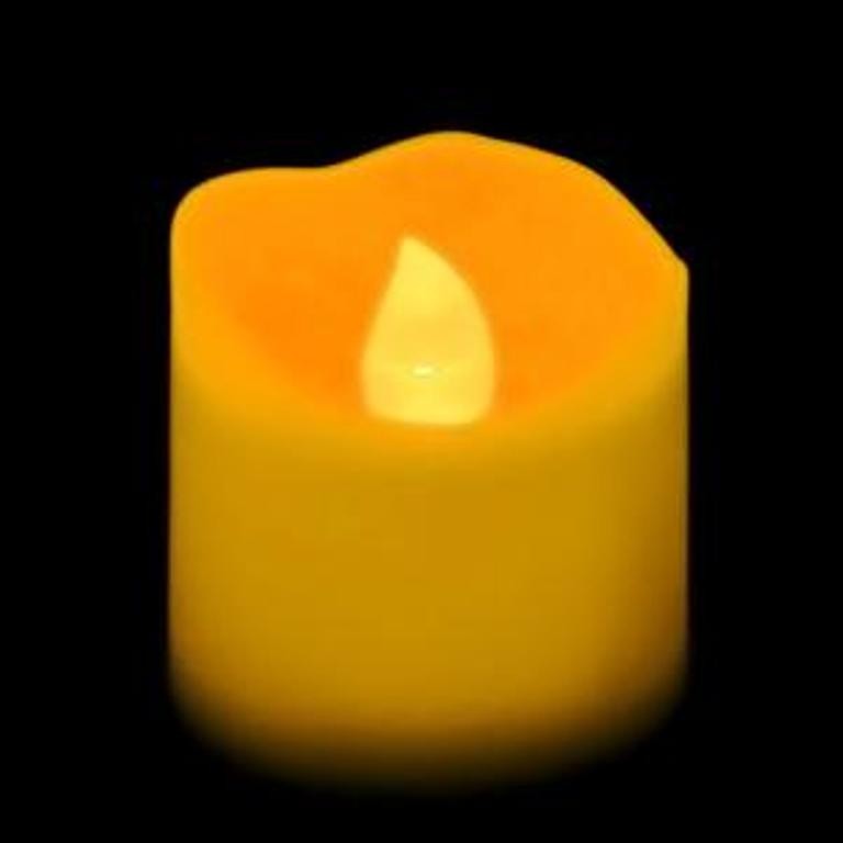 Battery Operated Melted Votive Candles - Non-Flicker 1 LED