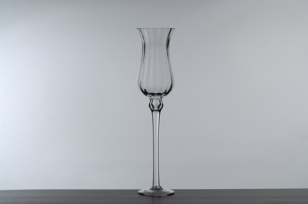 Glass Candleholder 