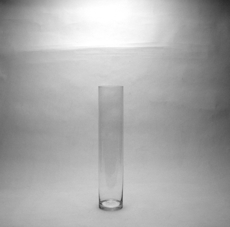Tall Cylinder Glass Vase 