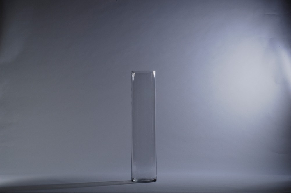 Tall Cylinder Glass Vase