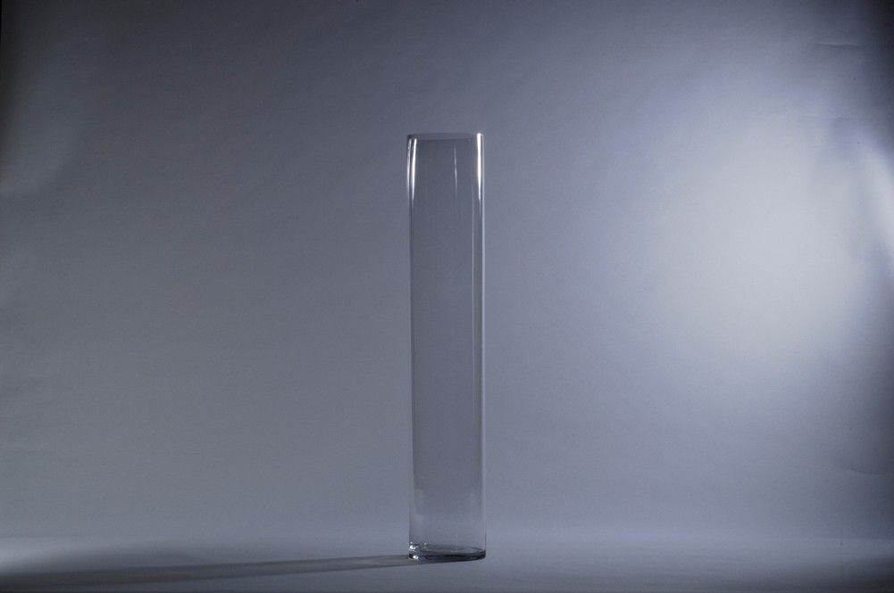 Tall Cylinder Glass Vase