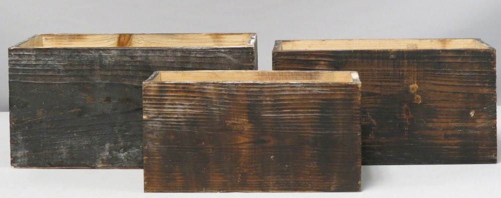 Wooden Rectangular Container