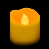 Battery Operated Melted Votive Candles - Flicker 1 LED
