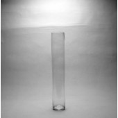 Tall Cylinder Glass Vase 