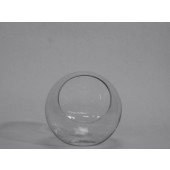 Bubble Bowl / Side Face Terrarium Glass Vase